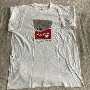 2014 Winter Olympics Coca-Cola tee, size L.
